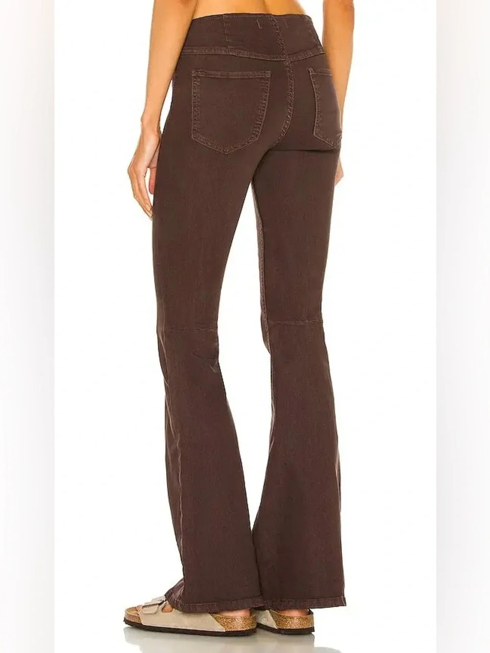 FREE PEOPLE
Penny Pull On Flare In Chocolate size 28 - Picture 3 of 9